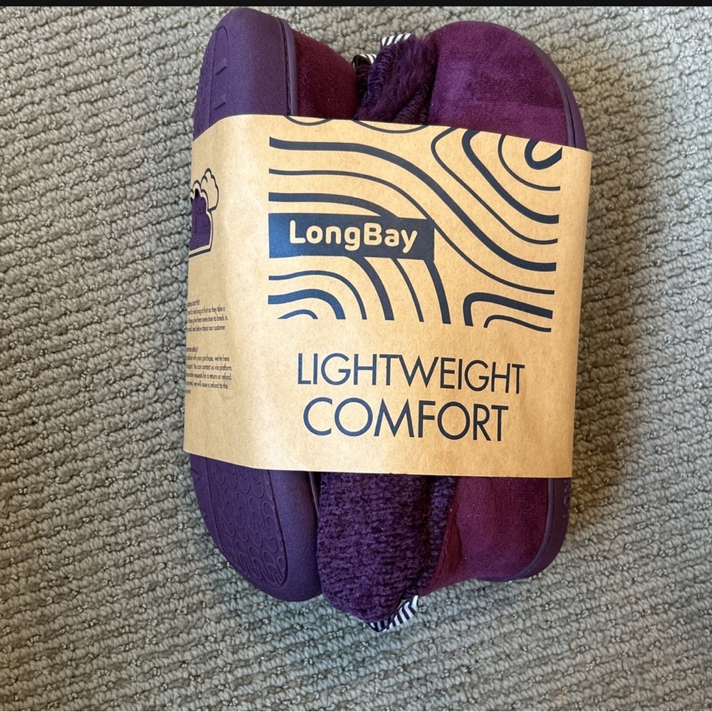 LongBay Purple Slippers